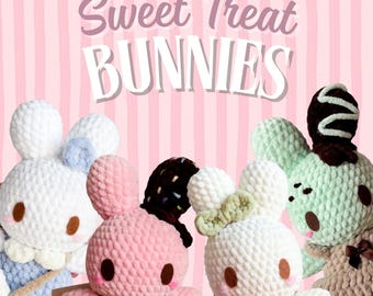 Sweet Treat Bunnies (PDF Crochet Pattern)