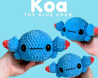 Koa the Crab (PDF Crochet Pattern)