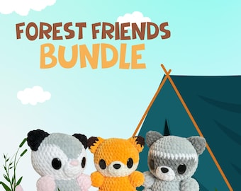 Forest Friends Bundle (PDF Crochet Pattern)