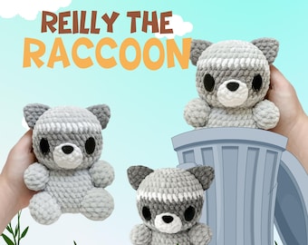 Reilly the Raccoon (PDF Crochet Pattern)