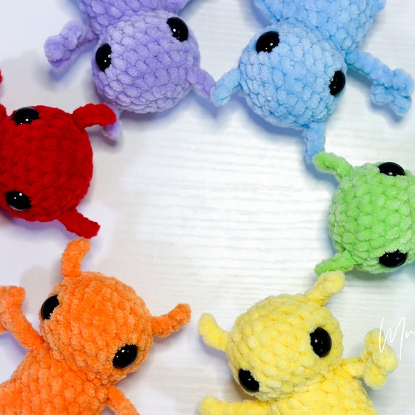 Weebee the Alien No Sew Crochet Pattern