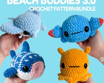 Beach Buddies 3.0 Bundle (PDF Crochet Pattern)