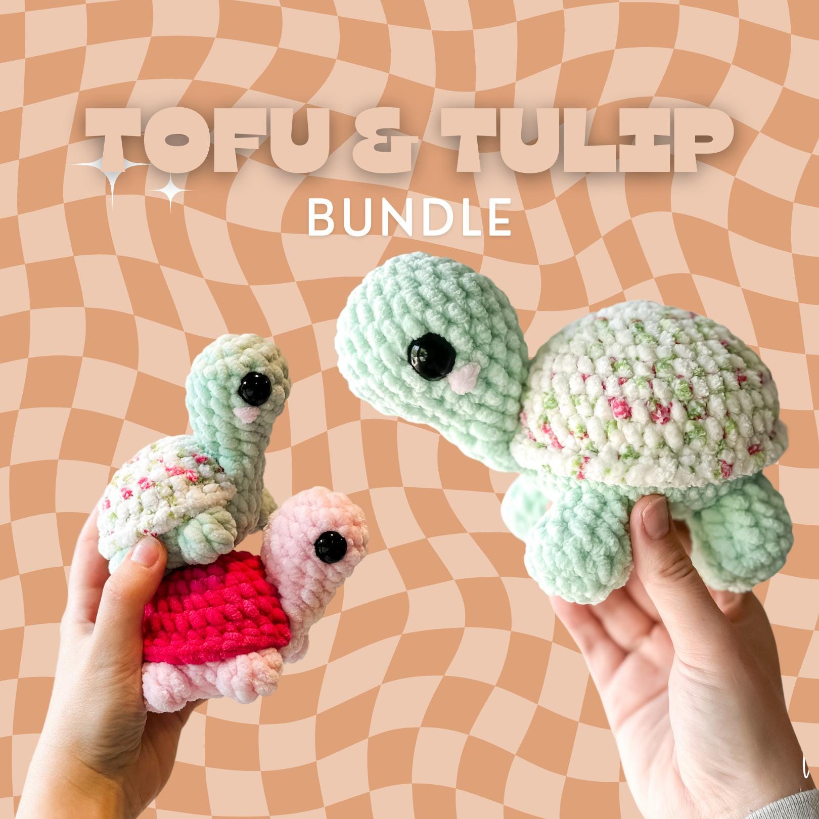 Tulip & Tofu the Turtle Bundle (PDF Crochet Pattern) - Etsy Tulip & Tofu the Turtle Bundle (PDF Crochet Pattern) - Etsy