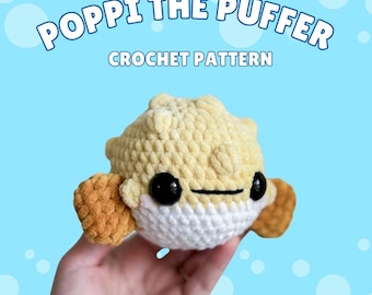 Poppi the Puffer Fish (PDF Crochet Pattern)