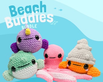 Beach Buddies Bundle (PDF Crochet Pattern)