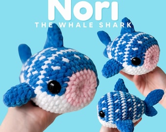 Nori the Whale Shark (PDF Crochet Pattern)