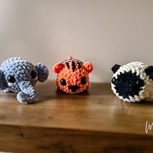 Patrón de crochet sin costura Jungle Stackables