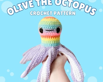 Olive the Octopus (PDF Crochet Pattern)