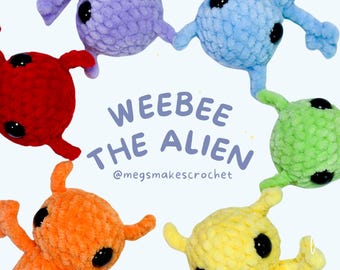 Weebee the Alien No Sew Crochet Pattern