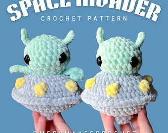 WeeBee the Space Invader (PDF Crochet Pattern)