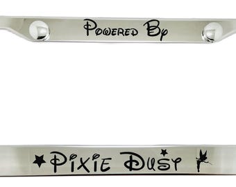 Disney Tinker Bell Power by Pixie Dust Chrome Stainless Steel