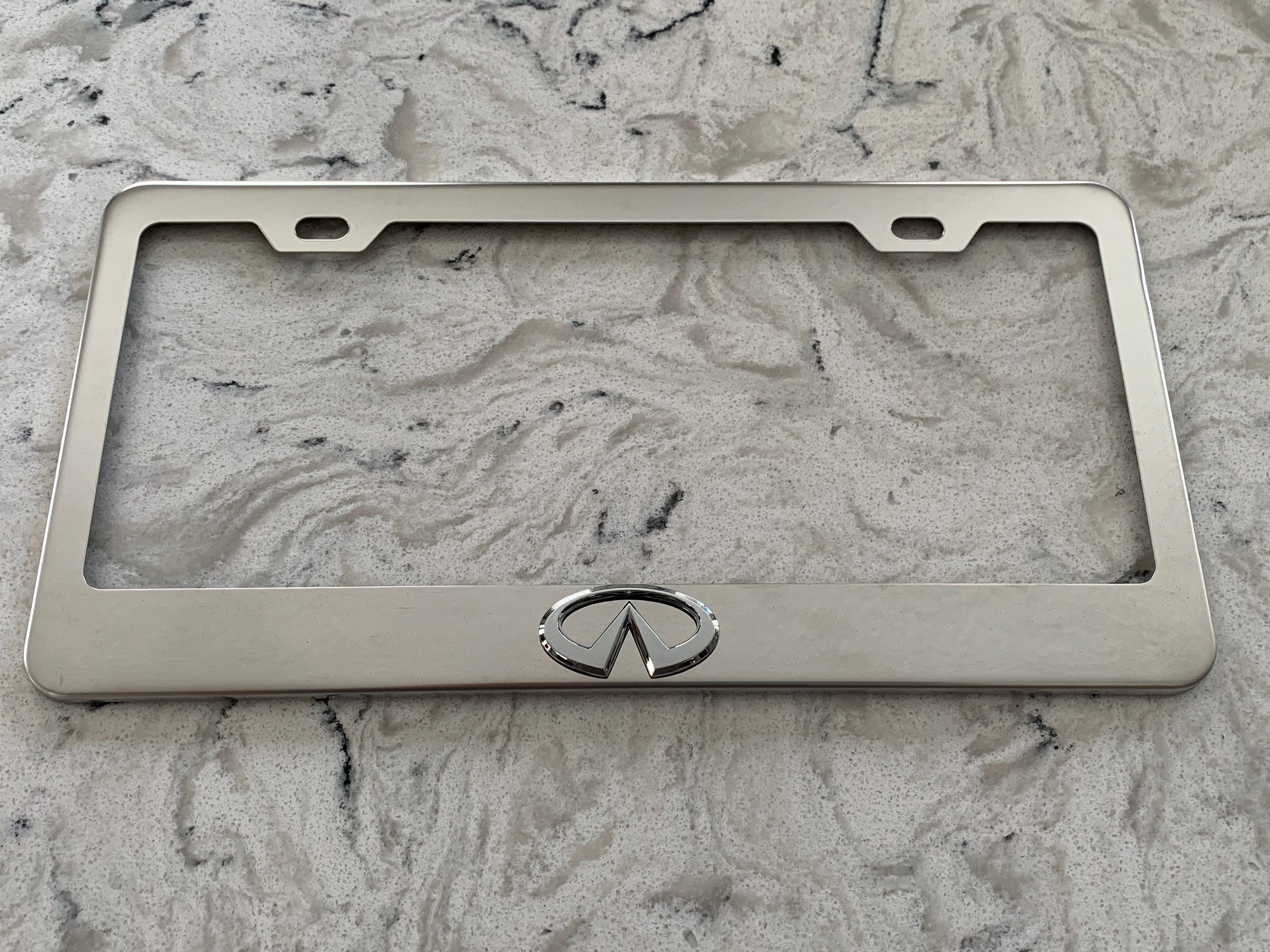 Infiniti license plate cover discount