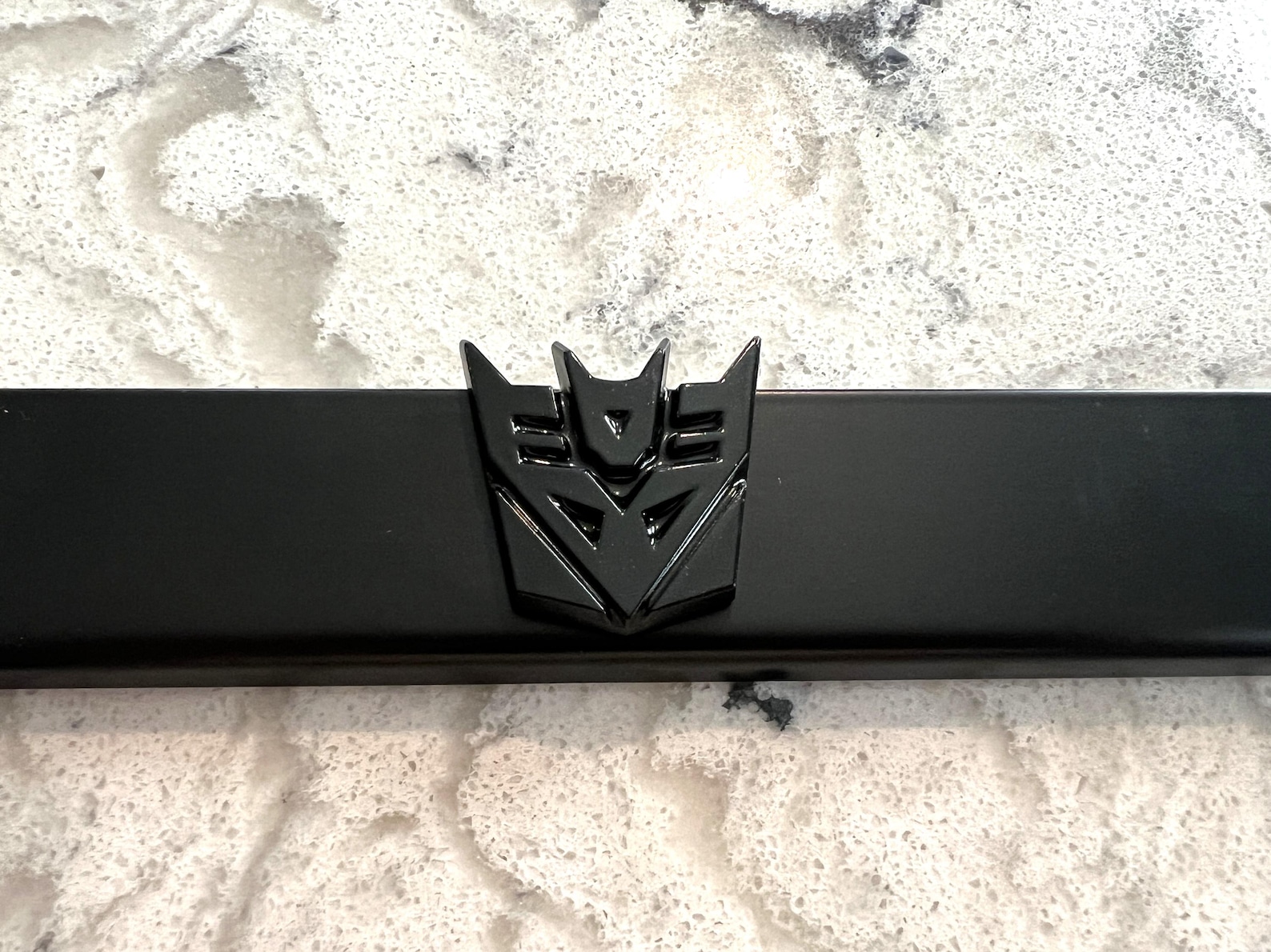 Transformers Autobot Decepticon Mirror Chrome Stainless Steel Front ...