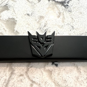Transformers Autobot Decepticon Mirror Chrome Stainless Steel Front ...