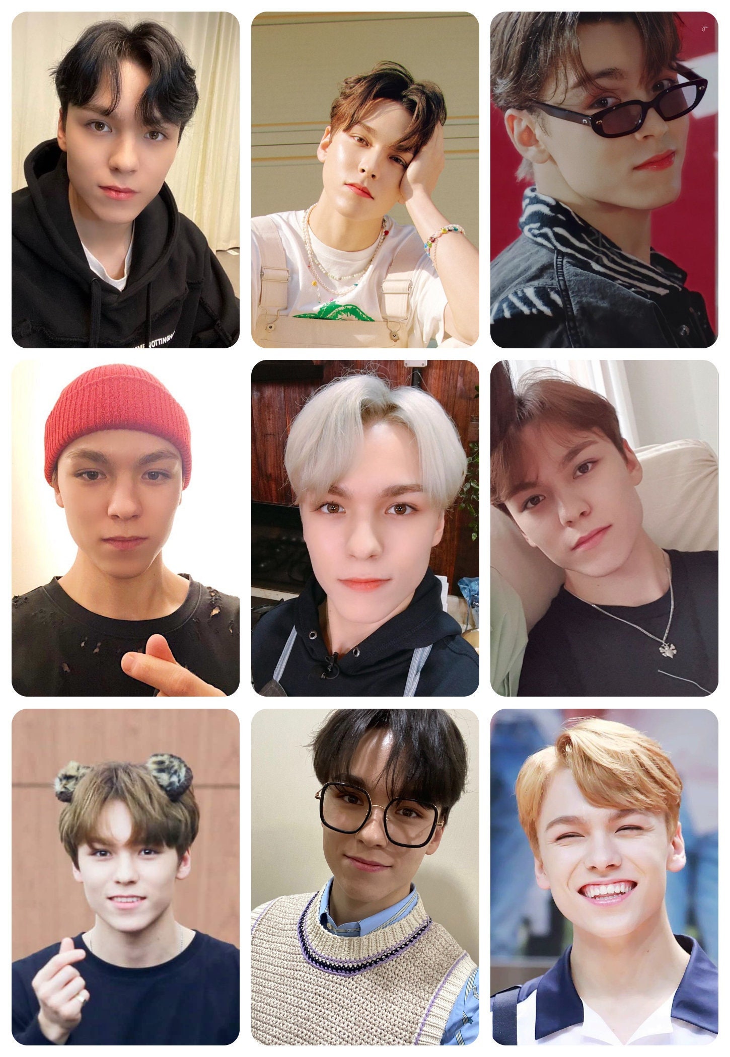 SEVENTEEN/VERNON (Vernon) / Back Pink / Printed with