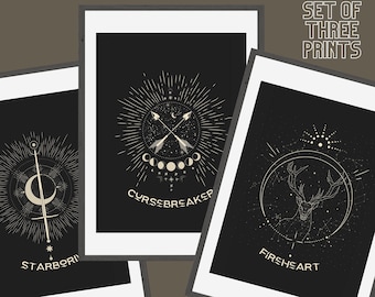 Starborn, Cursebreaker, Fireheart Print Dark Trio - Download