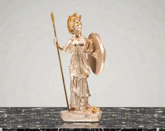 アテナ像 ギリシャの女神 アラバスター製 金黒 16cm×18cm - Etsy 日本