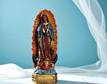 Our Lady of Guadalupe Resin Statue, Catholic Home Decor