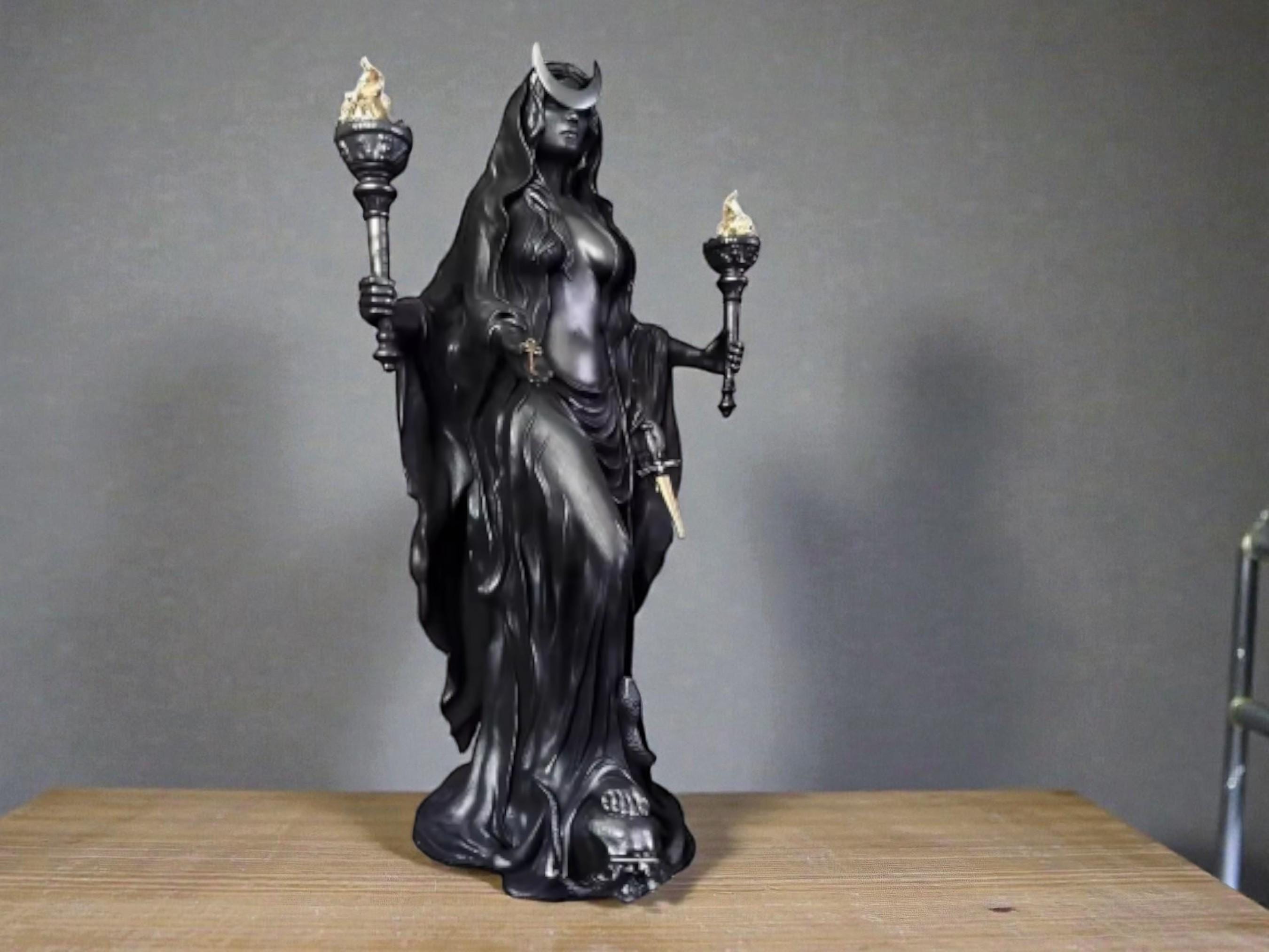 Statue De Déesse Grecque Vintage, Sculpture, Ornement En Résine, Figurine Triple Déesse