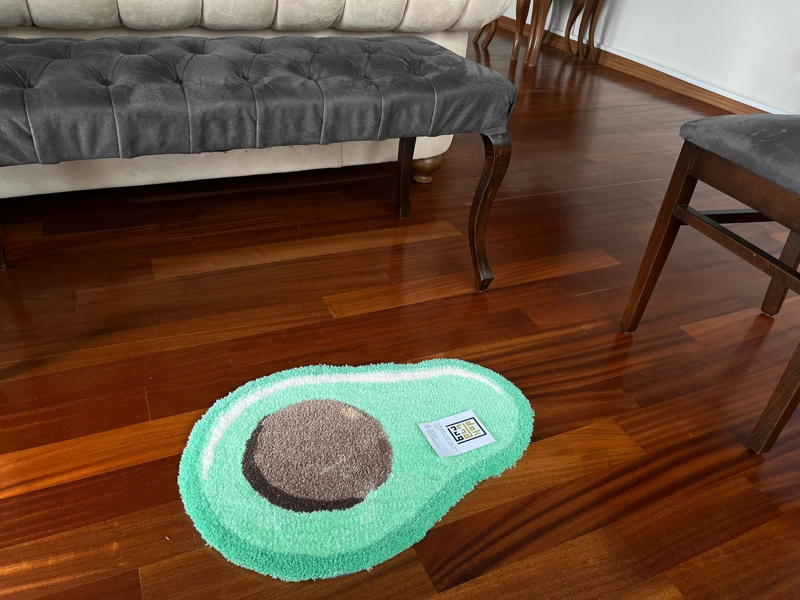 AVOCADO RUG, Cute Tufted Rug, Decor for Bed Rooms, Fluffy Different