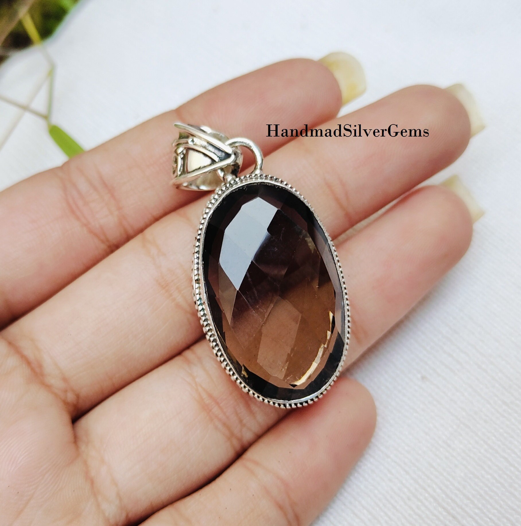 アクセサリー MHT smoky quartz Heart pendant top 51HGomQGDpL._UF894,1000_QL80_.jpg