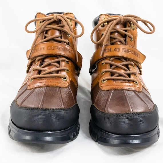 1997 Polo Sport Ralph Lauren Field Boots Men's Size 13D