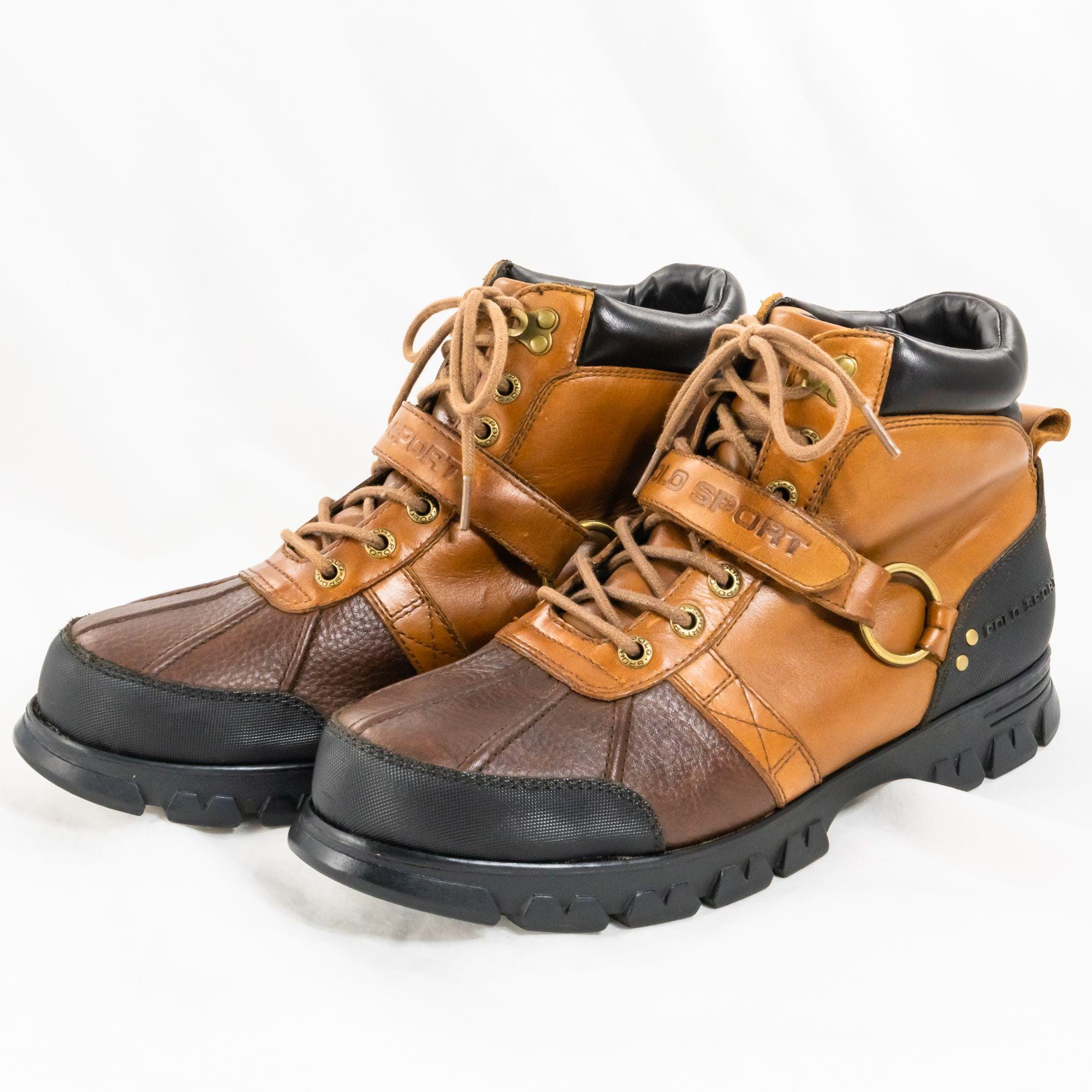 Ralph Lauren／ラルフローレン／90's／ヴィンテージ／ブーツモチーフ Vintage Ralph Lauren Buckle Boots 90's Made in Italy Lampo