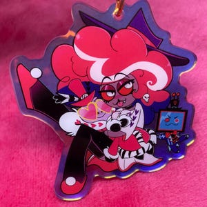 HAZBINHOTEL KEYCHAIN まとめ売り Amazon.com: Waynexzavier 5pcs Hazbin Hotel Keychain Set