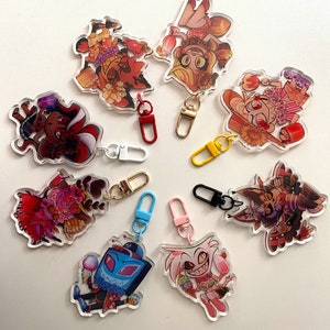Beach-Party Hazbin Hotel Charms