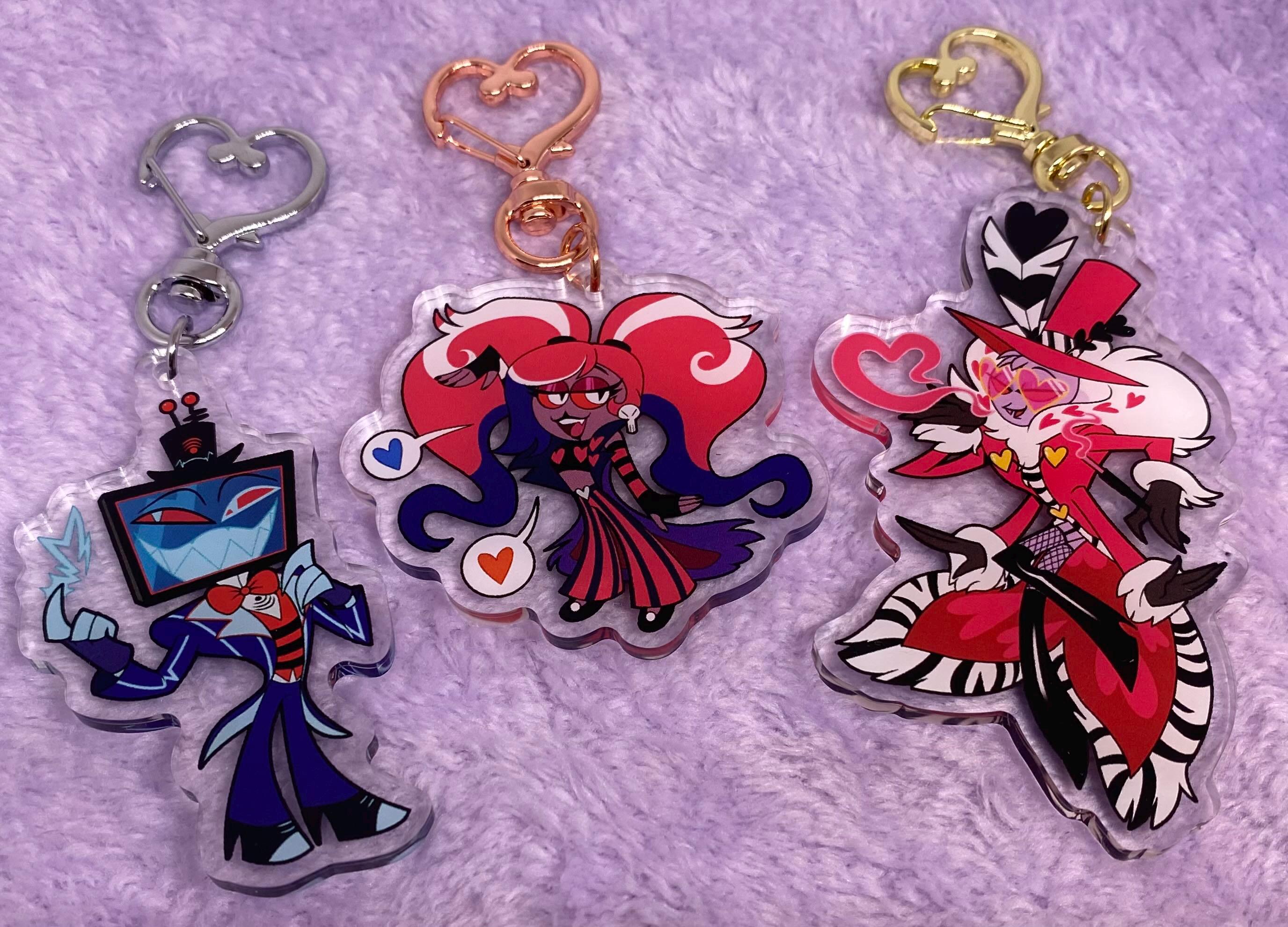 Hazbin Hotel Vees 2in Double Sided Charms - Etsy