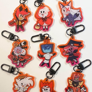 Hazbin Hotel Mini Double Sided Halloween Charms