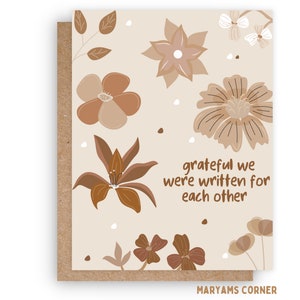 Grateful We Were Written Greeting Card, Islamic Greeting Card, Muslim Greeting Card, Islamic Card,Muslim Card,  Hijabi Card, Faith Card