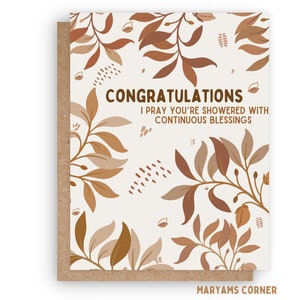 Congratulations Greeting Card, Islamic Greeting Card, Muslim Greeting Card, Islamic Card,Muslim Card, Love You Card, Arabic Card