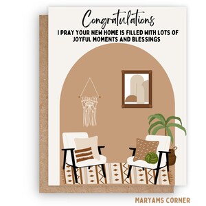 New Home Greeting Card, Islamic Greeting Card, Muslim Greeting Card, Islamic Card,Muslim Card, Love You Card, Arabic Card