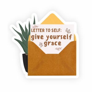 Give Yourself GraceSticker, Islamic Sticker, Hijabi Sticker, Quran Sticker, Islamic Art, Waterproof Sticker