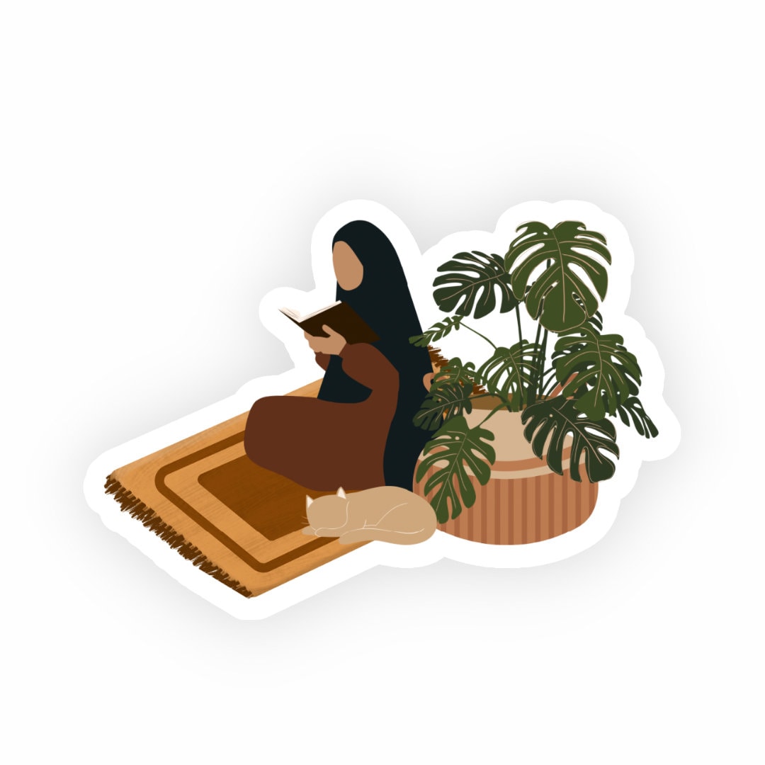 cute muslim girl Sticker for Sale by muslim-ah