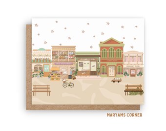 Islamic Boardwalk Greeting Card, Islamic Greeting Card, Muslim Greeting Card, Islamic Card,Muslim Card, Love You Card, Arabic Card