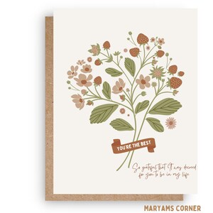 You’re The Best Greeting Card, Islamic Greeting Card, Muslim Greeting Card, Islamic Card,Muslim Card, Love You Card, Quran Card