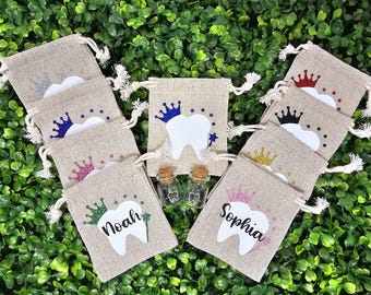 Tooth Fairy Bags and Mini Tooth Jar