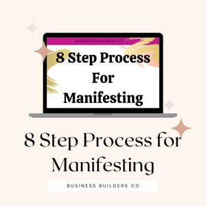 Digital Manifestation Guide | Law of Attraction Workbook | Manifesting Tool Digital PDF