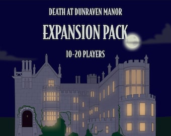 Death at Dunraven Manor | Expansion Pack up to 20 players | Purchase alongside 5-10 player game
