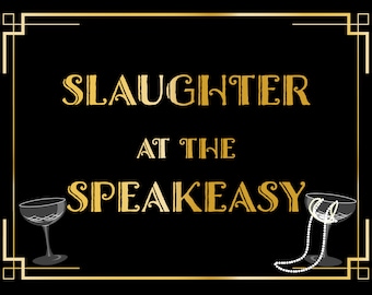 1920s Murder Mystery Game | 6-15 characters | Instant Download | 20s Speakeasy Theme |