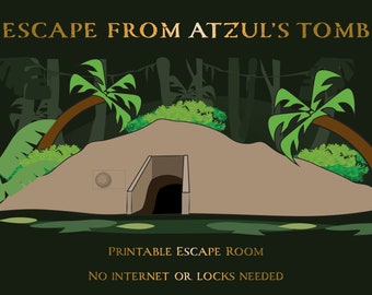 Challenging Escape Room Game - Puzzles for kids, teens and families - Printable