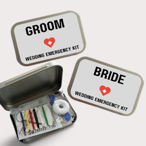 Every bride and groom should have an emergency kit on their wedding day, so  no one has to run to the st…