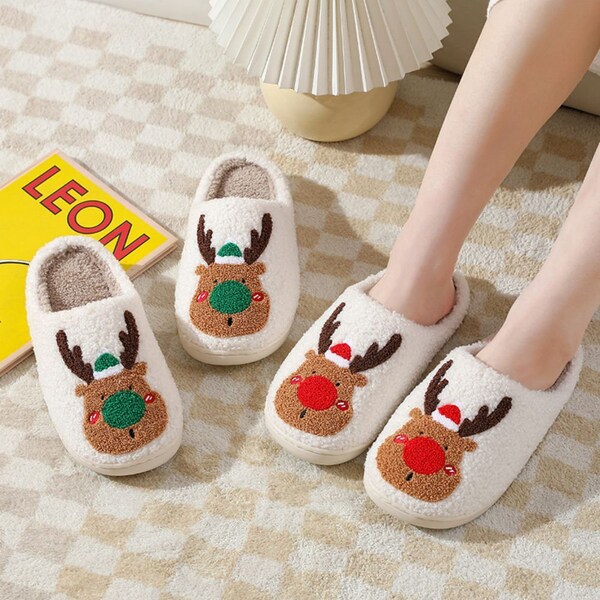 Shop Christmas Slippers - Etsy