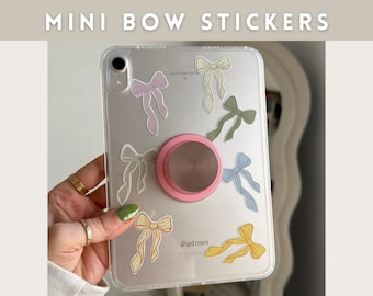Mini Bows Sticker Bundle, iPad, Kindle Sticker, Water Bottle Sticker, Laptop Sticker, Girly Sticker, Coquette Aesthetic, Matte