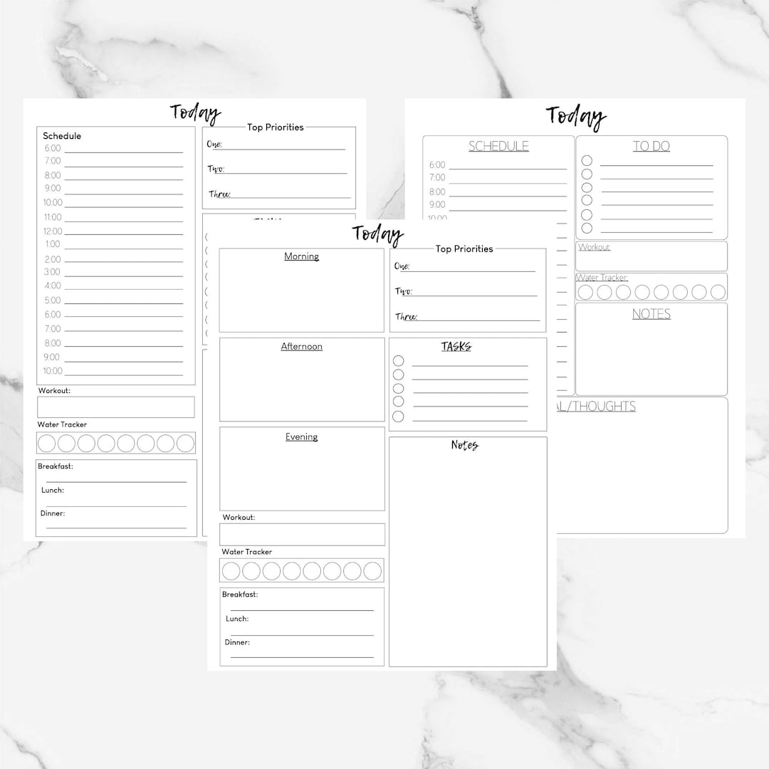 Digital daily planner templates by allie marie digital digital planner
