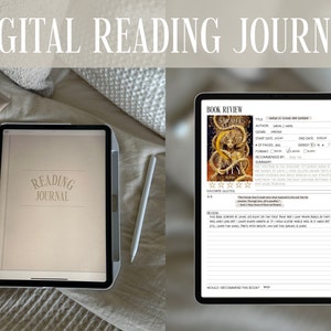 Diario di lettura digitale, Diario di libri, Pianificatore digitale, Tracciatore di libri, Tracciatore di serie, Scaffale digitale, Registro di lettura, Pianificatore per iPad Goodnotes