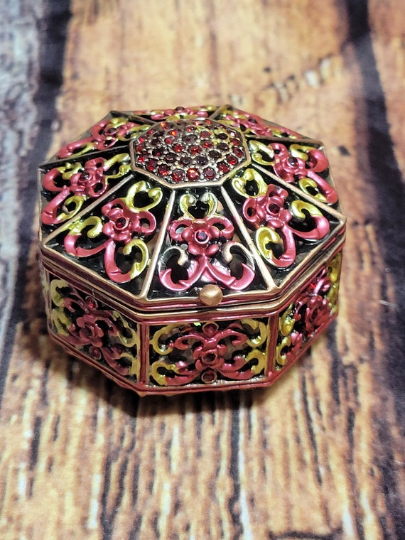 Hexagon Shaped Trinket Box