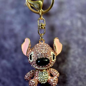 レア‼︎ディズニーストア/スアロフスキークリスタルストラップ/スティッチ/手作り This item is unavailable - Etsy